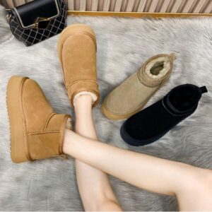Men Women Tasman slippers Chestnut Sand tazz Slippers australia Ultra Mini Platform Boot Sheepskin Plush fur warm Suede snow boots Soft comfortable clogs for women