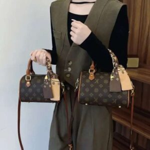 Designer Bag Shoulder Bag Artwork Bags Luxury Leather Fashionable Floral Luxury Bag Boston High End Crossbody