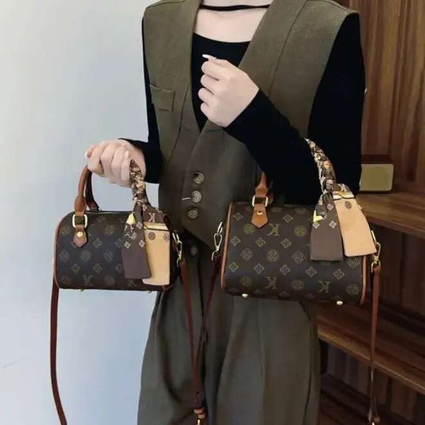 Designer Bag Shoulder Bag Artwork Bags Luxury Leather Fashionable Floral Luxury Bag Boston High End Crossbody