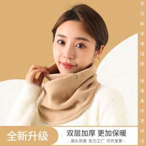 C152 Women's Pure Color Mohair Scarf – Warm Knitted Cold Protection Accessory