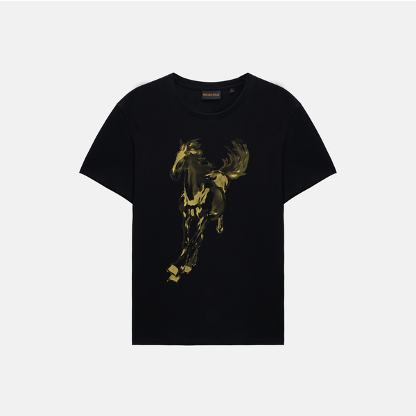 Comfortable Breathable Graphic Tee Featuring Durable Colorfast Printing Style