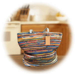 25 year popular rainbow woven small bag –M8606