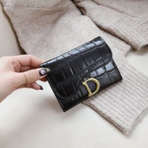 luxury wallet Vintage Korean Style Women's Wallet, Mini Short Card Holder Coin Purse – Compact Genuine Leather Free Shipping