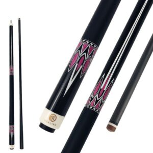 Black Carbon Fiber Shaft for Snooker Cue – Diameter: 12.9mm with Hard Tip