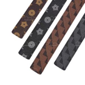 Sophisticated Unisex Fashion Accessory: Premium Quality Leather Straps Complemented by Eye-catching Engraving & Secure Snap Closure