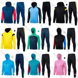 Mens Tracksuits Designer Hoodie Tech Fleece Sweatshirts And Sweatpants Set Casual Sports Set Streetwear Two Piece Jogging Suit Jersey Soccer Training Kit Set