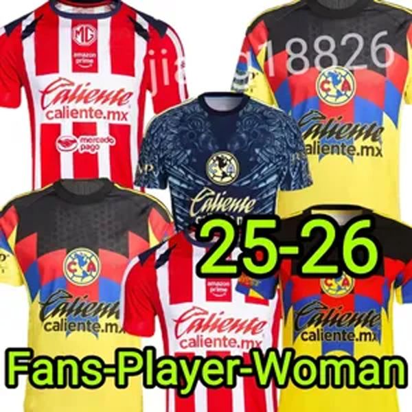 size S-4XL 2024 2025 2026 Liga MX Club America Soccer Jerseys R.MARTiNEZ GIOVANI home away 3rd training vest 24 25 26 football men women kids shirt fans player