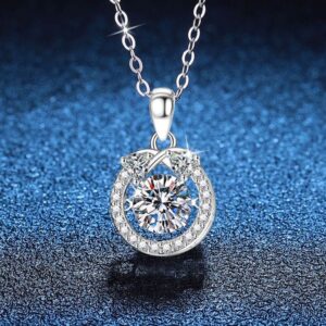 Sophisticated Wedding Accessory Kit Featuring Glittering Heart Cut Stones by Moissons Full Body Huggie Hoops