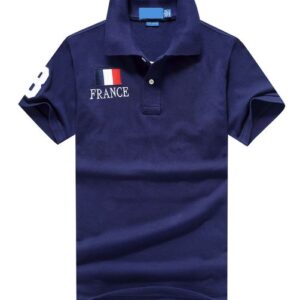 Men Polo Shirt Designer Retro Vintage Small Horse Embroidered Short Sleeve T Shirt Lapel Neck Classic Fit Casual Summer Wear Elegant Gentleman Fashion Tee