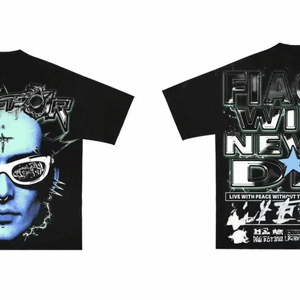 Magic Glasses Forehead Jesus Cross Portrait Print tee