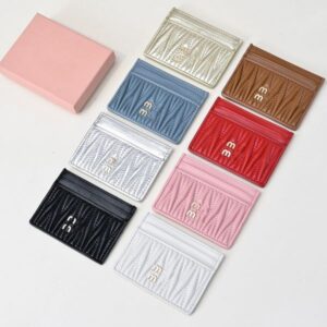 Card Holder Women Designer Wallets Card Case High Quality Genuine Leather Sheepskin Interior Compartment With Box Luxury Card Wallets Designer Women Cardholder