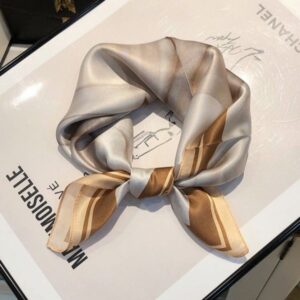 Versatile silk scarf and small scarf –892756