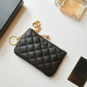 Designer Wallets For Women Card Holder Card Case Designer Handbags High Quality Caviar Cowhide Sheepskin Luxury Purses Zipper Poucht Coin Pouch Luxury Wallets