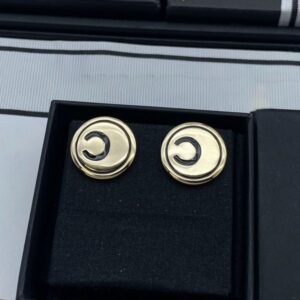 Gold Plated Earring Designer Letter Stud Geometric Luxury Women Crystal Earring Wedding Party Jewerlry