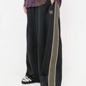 Men's Pants Designer Butterfly Embroidered Wide Leg Pants Japanese Trendy Brand Loose Sports Pants for Men and Women