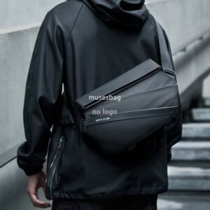 Wholesale functional wind crossbody bag men's fashion brand sports messenger bag multi-functional tooling shoulder bag lightweight backpack men's bag