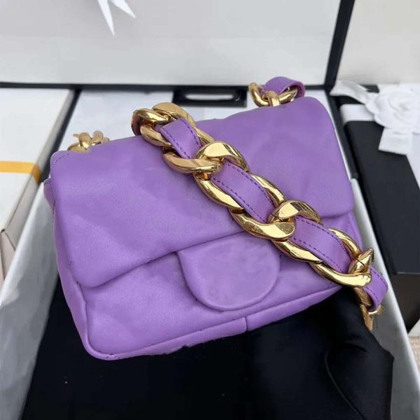 10A Retro Mirror Quality Designer ladies thick chain armpit 22S portable shoulder classic dia leather fashion brand bag multicolor orig