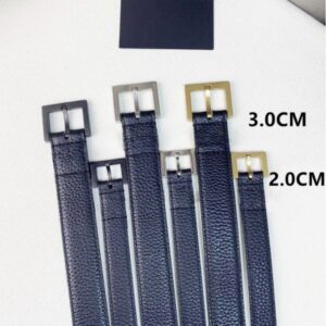 Belt for Woman Fashion Gold Smooth Needle Buckle Man Womens Belts Genuine Leather Cowhide 15 Colors