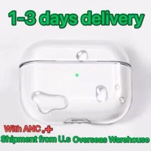 USA Stock delivery Pro 2 2nd Generation air 4 3 pros max us Headphone Accessories Solid Silicone Protective Earphone Cover pods max Wireless Charging Shockproof Case