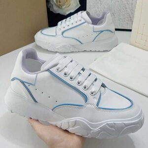 Luxury designer low top sports shoes brand men casual shoes, breathable leather upper rubber sole top quality fashionable women skateboard sneakers