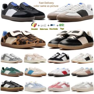 men women casual shoes Light Pink Leopard Nylon Pony Sporty Tonal Rich Core Black White Designer Flat Sneakers Platform shoe Sports trainers Sneaker 36-45
