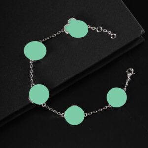 Lucky Clover Bracelets for Women Jewelry 18K Gold Plated Clover Flower Bracelet Designer Women Light Luxury Charm Bracelet Gift F01