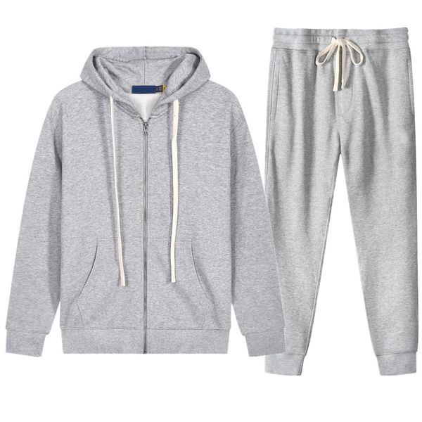 Men tracksuits Sports suit designer sportswear jacket tracksuit jogging jogger stand collar top sweatshirt loose inside net pants Asian size sportswear Christmas