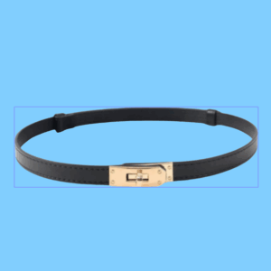 Kelly Korean-style Dopamine Belt – Versatile for pairing with skirts, decorative coats, suits, and dresses. Adjustable belt.