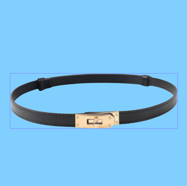 Kelly Korean-style Dopamine Belt - Versatile for pairing with skirts, decorative coats, suits, and dresses. Adjustable belt.