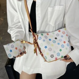 Designer Bag Shoulder Bag Design Sense White Tri Color Luxury Bag Multi Purpose Bucket New Niche Large Capacity Hand Crossbody Shoulder S Hot