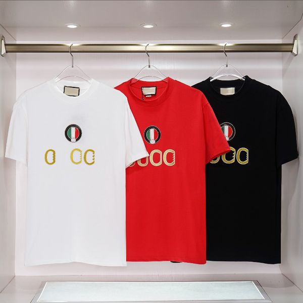Men's T-Shirts Designer Women's Short Sleeve Summer Classic Round Neck Breathable Top Two Letter Print Couple T-Shirt S-2XL