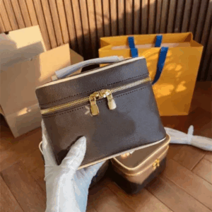 Luxury Brand Bag Designer Bag Makeup Bag Classic Vintage Print Storage Box Portable Travel Bag Multifunctional Makeup Pouch Wallet