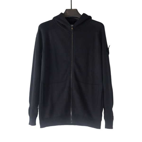 2024 Early Spring Mew Golf Hoodie Fleece Cardigan Hooded Sweater Men's Fashion Embroidery Jacket Topstoney Large Size Pure Motion Hooded sweater 2303#