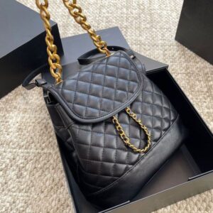 Luxury Designer Bags Backpack school bag Womens Genuine Leather chain bucket back packs Clutch handbag fashion bookbags Shoulder Bag Classic bag 22m