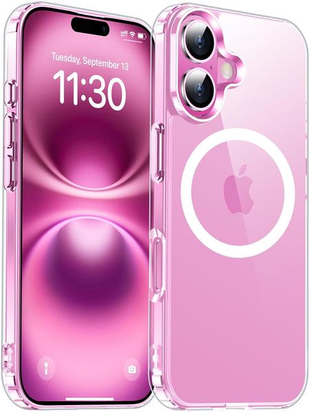 For iPhone 16 phone case transparent compatible with iPhone 16 ultra-thin shockproof phone case