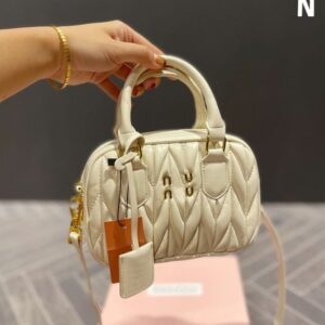 Luxury totes bags lady MINI handbag designer 5A top crossbody bowling bag womens embroidered letter shoulder bag