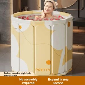 Durable Folding Family Tub – Ideal For Adults And Children's Relaxing Baths
