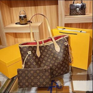 2023 2pcs set Top quality louiseitys viutonitys Women PU leather handbag handbag ladies designer handbag high quality vuttons lady clutch purse shoulder bag M40156