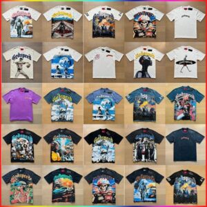 2025 New godspeed T-shirt Summer Mens and Womens T-shirt Graffiti Alphabet Hip Hop Pattern Street Printed Fashion Mens Round Neck T-shirt Mens Casual T-shirt