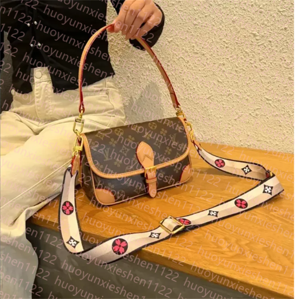 High Quality designer bag Women Leather Luxurys Diane Satchel Bag crossbody bag Shoulder Bags Purses tote bag Shopping bag Handbags wallets backpack With dust bag