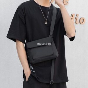 Hipster messenger bag men's backpack Dead fly shoulder bag Harbor style hip hop crossbody bag Student street trend small schoolbag