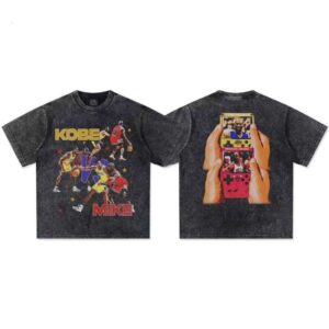 2025 American Style Heavy Short Sleeve Small Neck Casual Knit TK Jacket T-Shirt