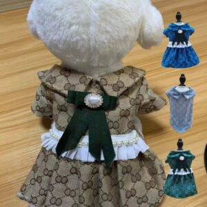 Dog Collar Skirt Dress Designer Dog Apparel Designer Clothes Pet Sweater Puppy T-shirt New Luxury Cat Dog Coats Girl Dog Harness