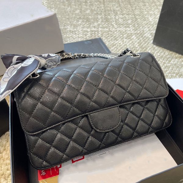 Cross Body Card Holder Designer Handbag Luxury Bags High Quality Genuine Leather Double Chain Interior Compartment Flap Pocket HandBags Designer Crossbody Bag