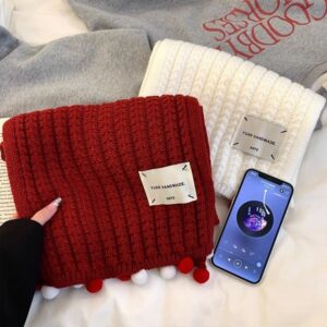 1-319 Autumn and winter fashion ball warm knitted