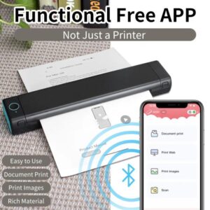 wholesale Phomemo M084 Portable Printer,Supports 8.26 x11.69 A4 Thermal Paper,Wireless Mobile Travel Printers for Car & Office