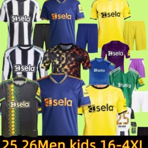 3XL 4XL ISAK BRUNO G. NEWCASITEIE 25 26 UNitedS Soccer Jerseys TONALI GORDON neWCasteS 2025 football shirt JOELINTON LIVRAMENTO NUFC jersey Men Kids kit Pre Match