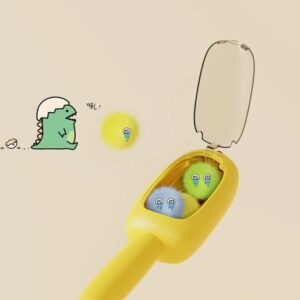 New Small Dinosaur Electrostatic Removal Clothes Bed Sheet Cat Nest Roller Adhesive Pet Hair Cleaning Brush