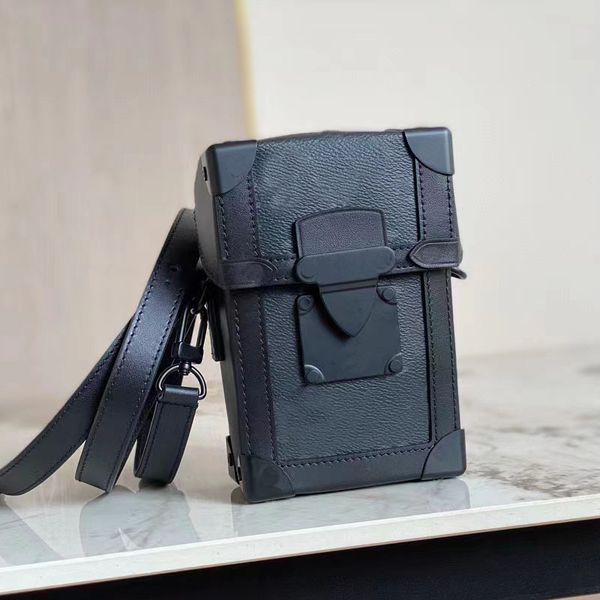 Luxury Shoulder Bag Messenger Bags Women Girl Designer Seam Leather Lady Metal Chain Black Clamshell Chain bags crossbody black