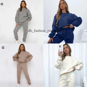 Yoga Sets Sweatpants women clothes Sport Pants Silver 3D Logo back Lantern Pants jackets Studio-to-street sets Sportswear sweatshirt sweatshirts hoodies print 2f2